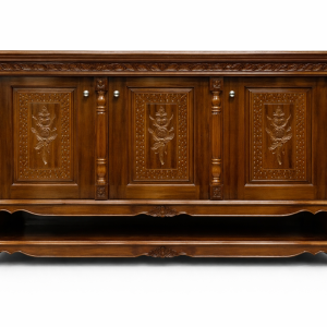 Buffet TV Jati Klasik Detail Ornamen Premium | BRT7BTV-014