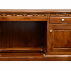 Meja Kerja Kayu Jati Simple Office Desk | DRKB9MK-001